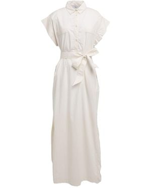 8pm Ivory Maxi Dress Cotton - White