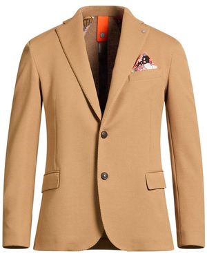 Bharnaba Sand Blazer Polyester, Cotton, Elastane - Natural
