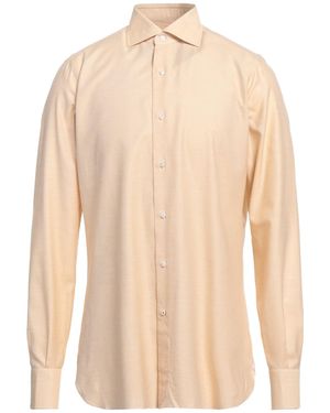 Isaia Shirt Cotton, Silk - Natural