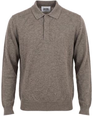 Alpha Studio Pullover - Gris
