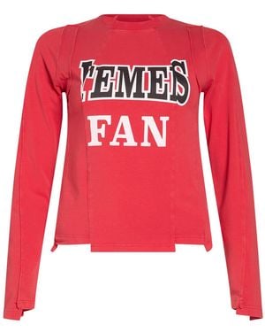 VTMNTS T-Shirt Cotton - Red