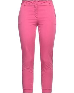 White Wise Pants - Pink