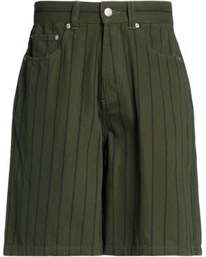 Obey Military Shorts & Bermuda Shorts Cotton - Green