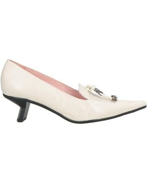 Ras Court Shoes Leather - Natural