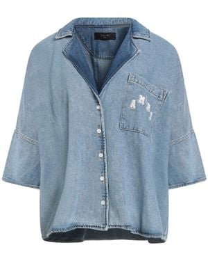 Amiri Denim Shirt Cotton - Blue
