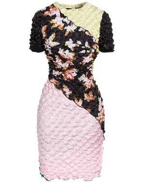 Marine Serre Mini Dress Polyester - Pink