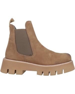 Patrizia Bonfanti Khaki Ankle Boots Leather - Brown