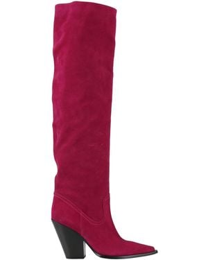 Elena Iachi Boot Leather - Red