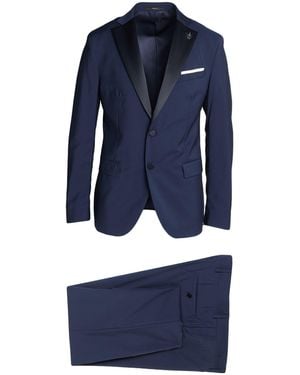Paoloni Suit Virgin Wool - Blue