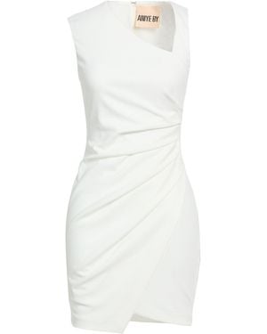 Aniye By Mini Dress Polyester, Elastane - White