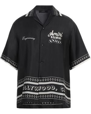 Amiri Shirt Silk - Black