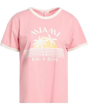 Rag & Bone T-Shirt Cotton - Pink
