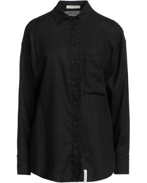 hinnominate Shirt Linen, Viscose - Black