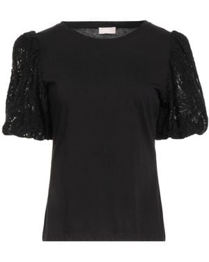 Liu Jo T-Shirt Cotton, Polyamide, Polyester - Black