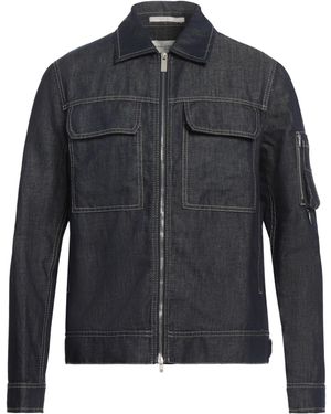 Paolo Pecora Denim Outerwear Cotton, Linen - Black