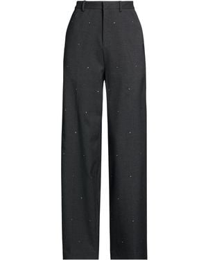 Isabelle Blanche Pants Polyester, Viscose, Wool, Elastane - Black