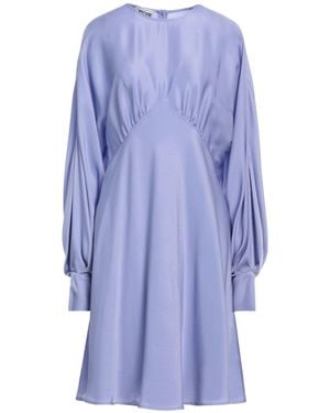 Moschino Lilac Midi Dress Acetate, Silk - Blue