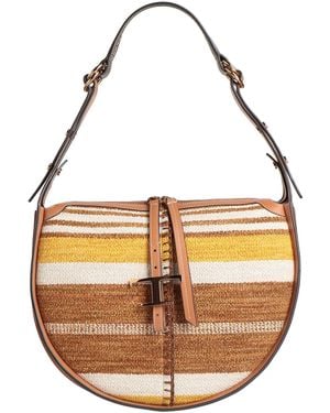 Tod's Handbag Leather, Textile Fibres - Metallic