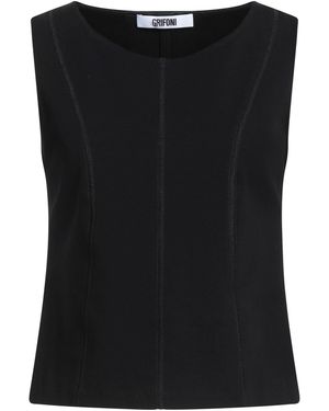 Grifoni Top Viscose, Polyamide, Elastane - Black