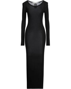 Isabel Benenato Maxi Dress Viscose - Black