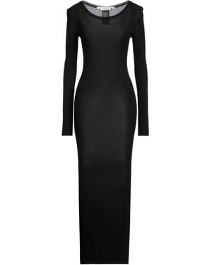 Isabel Benenato Maxi Dress Viscose - Black