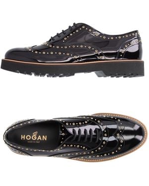 Hogan Lace-up Shoes - Black