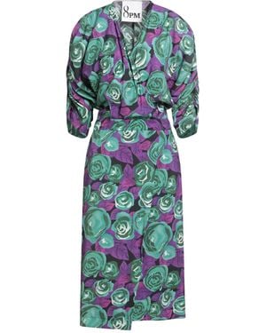 8pm Midi Dress Rayon, Polyester - Blue