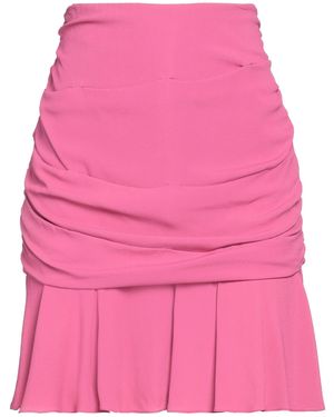 Patrizia Pepe Fuchsia Mini Skirt Viscose - Pink