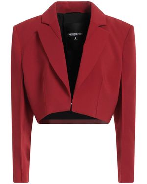 Patrizia Pepe Essential Brick Blazer Polyester, Elastane - Red