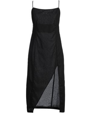 WEILI ZHENG Midi Dress - Black