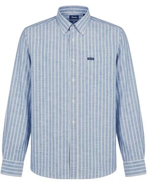 Façonnable Slate Shirt Cotton - Blue
