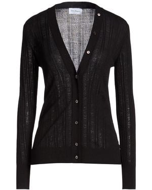 Ferragamo Cardigan Virgin Wool - Black