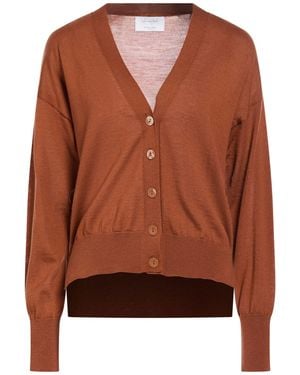 Daniele Fiesoli Collezione N_01 Chocolate Cardigan Merino Wool - Brown