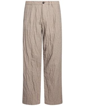 White Sand Pants Cotton, Nylon, Linen - Natural