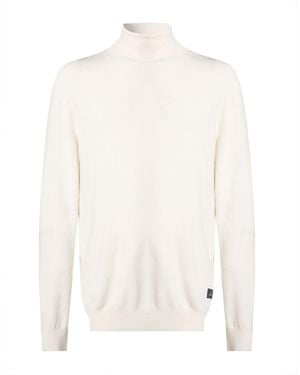 40weft Turtleneck Polyamide, Viscose - White