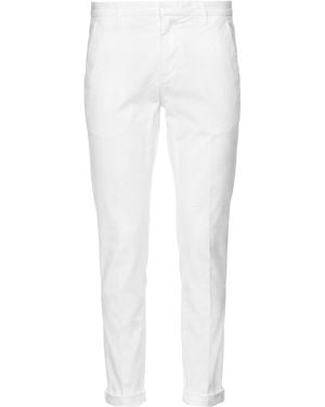 Dondup Pants Cotton, Elastane - White