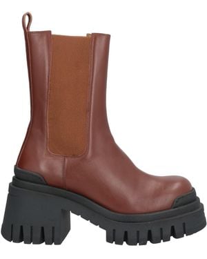 Ennequadro Ankle Boots Calfskin - Brown