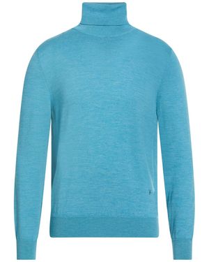 Isaia Turtleneck Wool - Blue