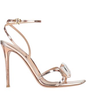 Gianvito Rossi Sandals Leather - Metallic