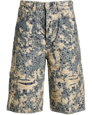 Acne Studios Denim Shorts Cotton - Blue