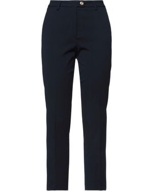 NINA BIANCHI Pants Polyester, Virgin Wool, Elastane - Blue