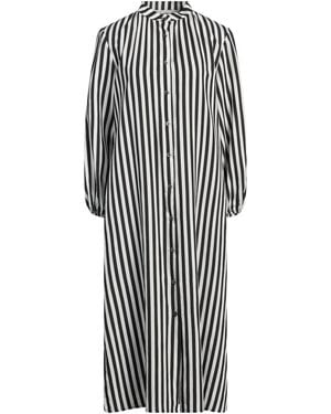 Shirtaporter Midi Dress Viscose - Black
