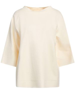 Liviana Conti Cream T-Shirt Viscose, Polyamide, Elastane - White