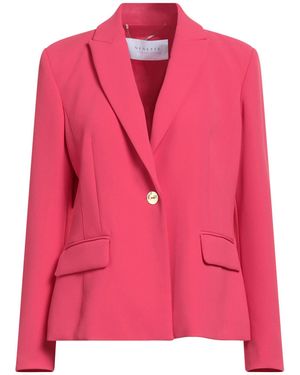 Nenette Fuchsia Blazer Polyester, Elastane - Pink