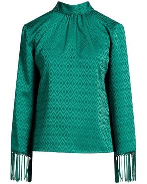 alma sanchez Top Polyester, Elastane - Green