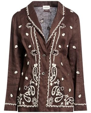 P.A.R.O.S.H. P.A.R.O..H. Blazer - Brown