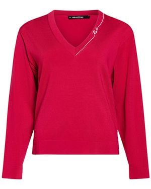 KARL LAGERFELD Jumpers - Red