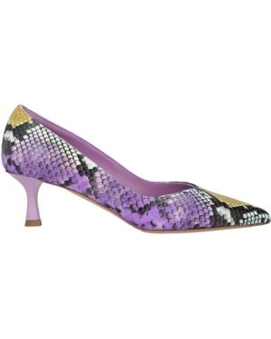 Gianmarco F. Pumps Leather - Purple