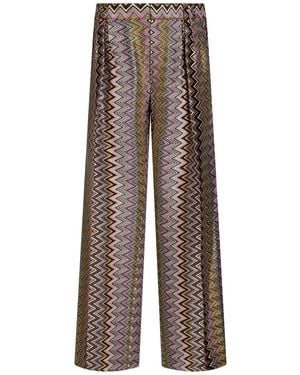 Missoni Trousers Viscose - Brown