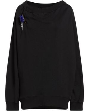 Dries Van Noten Sweatshirt Cotton - Black